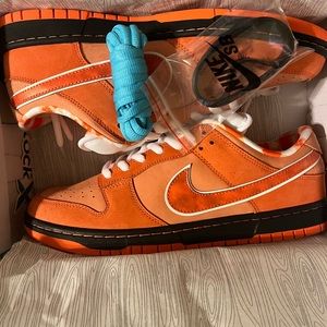 Orange lobster Nike Dunks